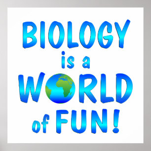 Poster Biologie amusant