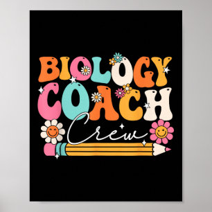 Poster Biologie Coach Crew Super Vintage Joyeux Premier J