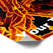 Poster biologie microbiologie toile d'affiche d'art abstr (Coin)