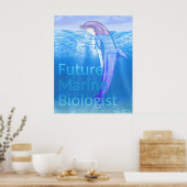 Poster Biologiste marin futur (Cuisine)