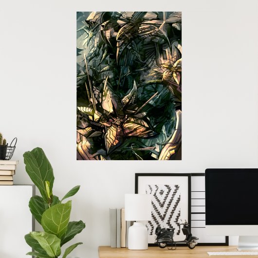 Poster Biomimétisme (Bureau à domicile)