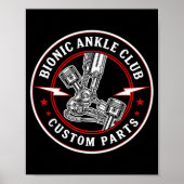 Poster Bionic Ankle Replacement Recovery Bionic Ankle Sur (Devant)