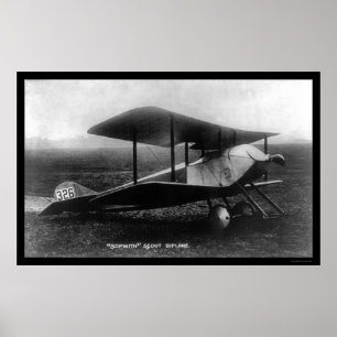 Poster Biplan 1919 de scout de Thomas Sopwith