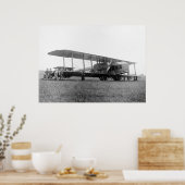 Poster Biplane Airliner, 1919 (Cuisine)