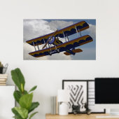 Poster BiPlaneFlying (Bureau à domicile)