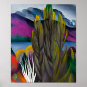 Poster Birch blanc du lac George | Georgia O'keeffe | (Devant)