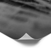 Poster Birch de plaie noir et blanc (Coin)