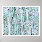 Poster Birch d'hiver (Devant)