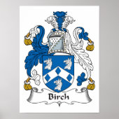 Poster Birch Family Crest (Devant)