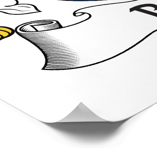 Poster Birch Family Crest (Coin)