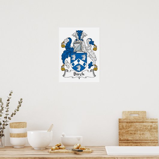 Poster Birch Family Crest (Cuisine)