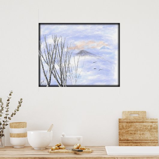 Poster Birch Mountain (Cuisine)