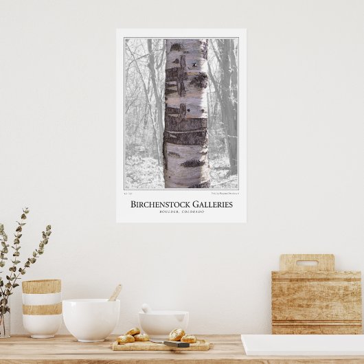 Poster Birch Tree (Cuisine)