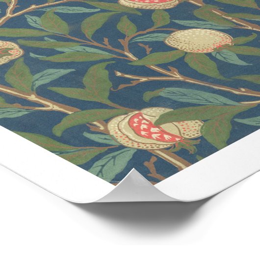 Poster 'Bird and Pomegrenate' Wallpaper Design, printed b (Coin)