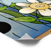 Poster Bird Blue Bird (Coin)