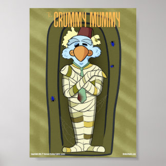 Poster Bird Call x Monstres Classiques - Momie minable