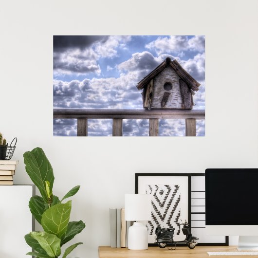Poster Birdhouse (Bureau à domicile)