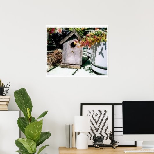 Poster Birdhouse (Bureau à domicile)