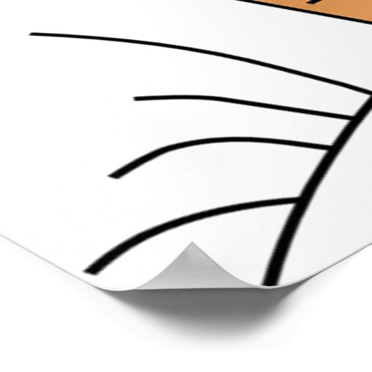 Poster Birdhouse Et Fleurs (Coin)