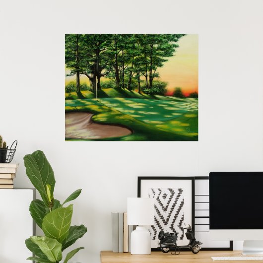 Poster Birdie Putt (Bureau à domicile)