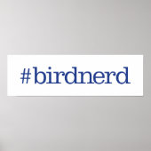 Poster #birdnerd (Devant)