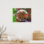Poster Bird's Eye Chili Peppers (Cuisine)