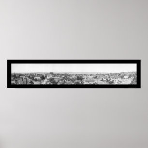 Poster Birdseye San Diego CA Photo 1908