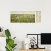 Poster Birdseyes Voir Les Grandes Plaines (Bureau à domicile)