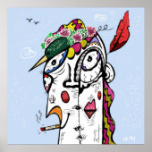 Poster Birdwatcher (Devant)