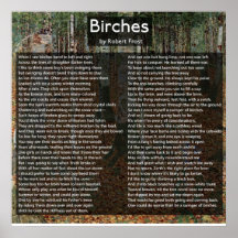 Birkenwald par Robert Frost Complete Poem/Birkenwa
