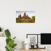 Poster Birmanie), Bagan Pagan). divers (Bureau à domicile)