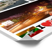 Poster Birmanie - Myanmar - I Love - (Coin)