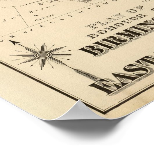 Poster Birmingham, E Birmingham (Coin)