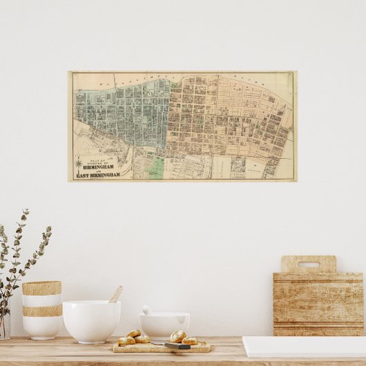 Poster Birmingham, E Birmingham (Cuisine)