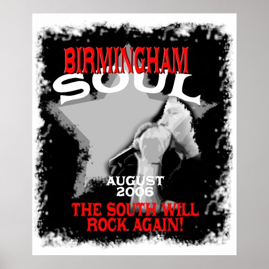 Poster Birmingham Soul : Le Sud Va De Nouveau Rocher ! (Devant)