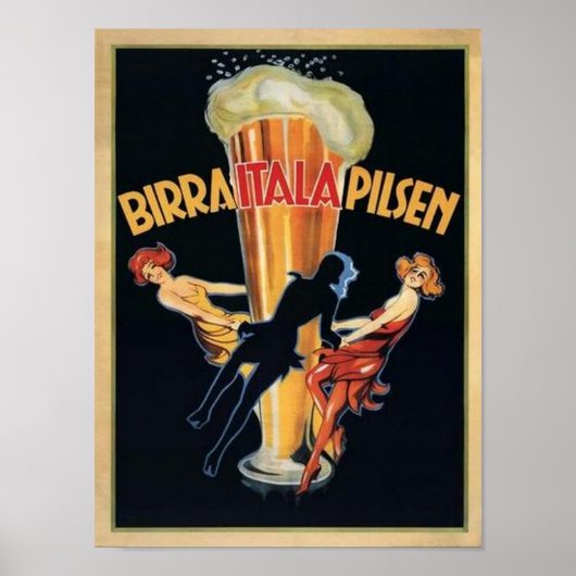 Poster Birra Itala Pilsen (Devant)