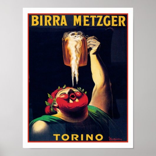 Poster Birra Metzger Torino (Devant)