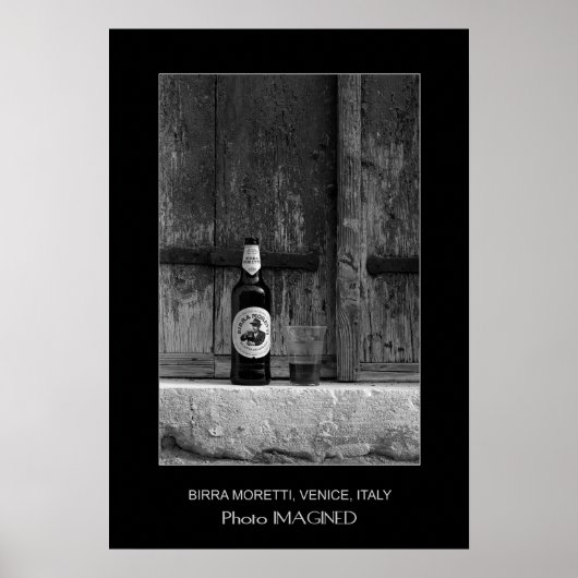 POSTER BIRRA MORETTI, VENISE, ITALIE (Devant)