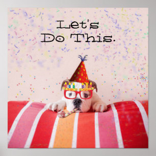 Poster Birthday Dog
