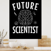 Poster Birthday Gift | Future Scientist (Cuisine)