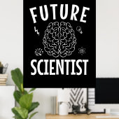 Poster Birthday Gift | Future Scientist (Bureau à domicile)