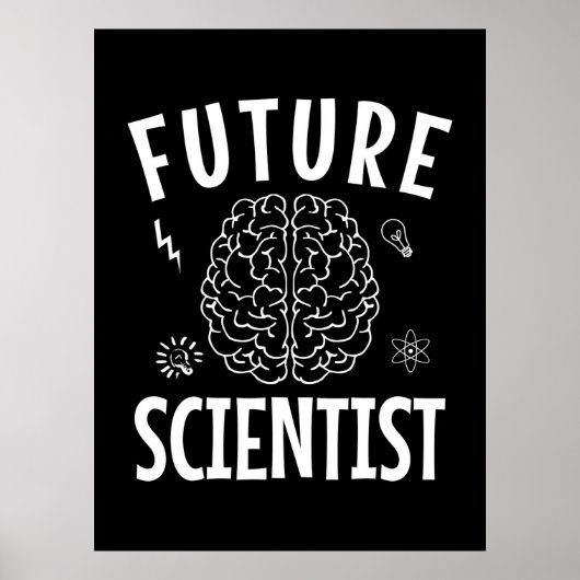 Poster Birthday Gift | Future Scientist (Devant)