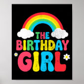 Poster Birthday Girl 2nd 3rd 4th 5th 6th 7th 8th 9th Girl (Devant)