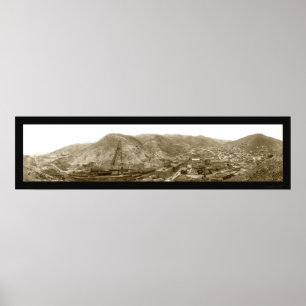 Poster Bisbee, photo 1909 de l'Arizona