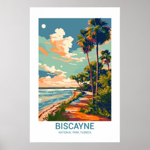 Poster Biscayne National Park Florida USA National Parks