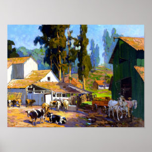 Poster Bischoff - Le Laitier