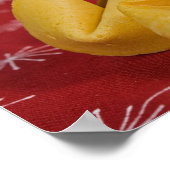 Poster biscuit chinois avec des mots sages (Coin)