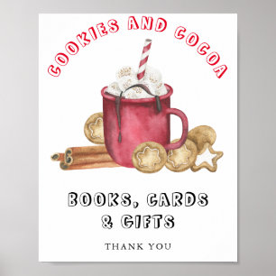 Poster Biscuits au gingembre et livres de cacao Cartes et