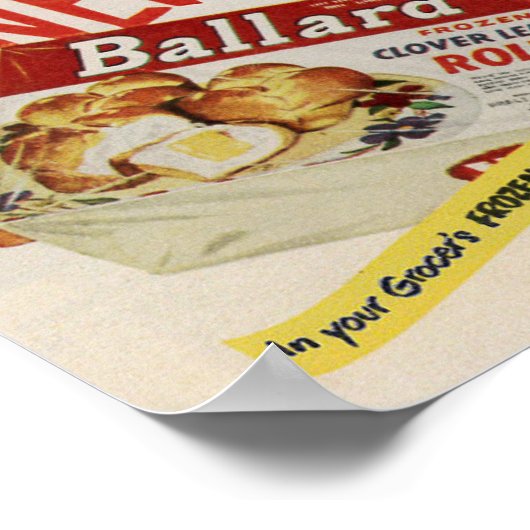 Poster Biscuits Ballard 1950 (Coin)