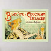 Poster Biscuits & Chocolat Delacre (Sage) (Devant)